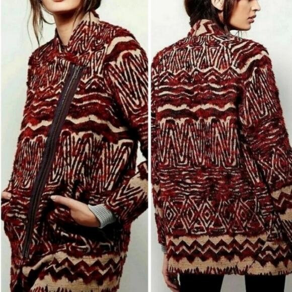 NWT Free People Wool Henna Coat Jacket - Picture 1 of 7